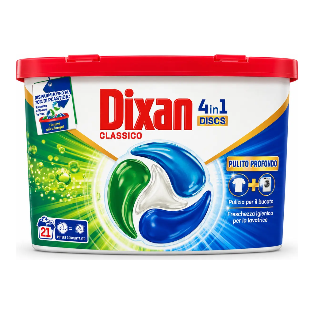 Dixan Classico 4 in 1 Discs de 21 lavados