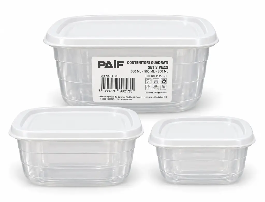 PAIF Set Containers Set – 3 Pieces
