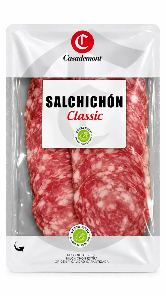Casademont Spanish Sliced Salchichón Classic 100g