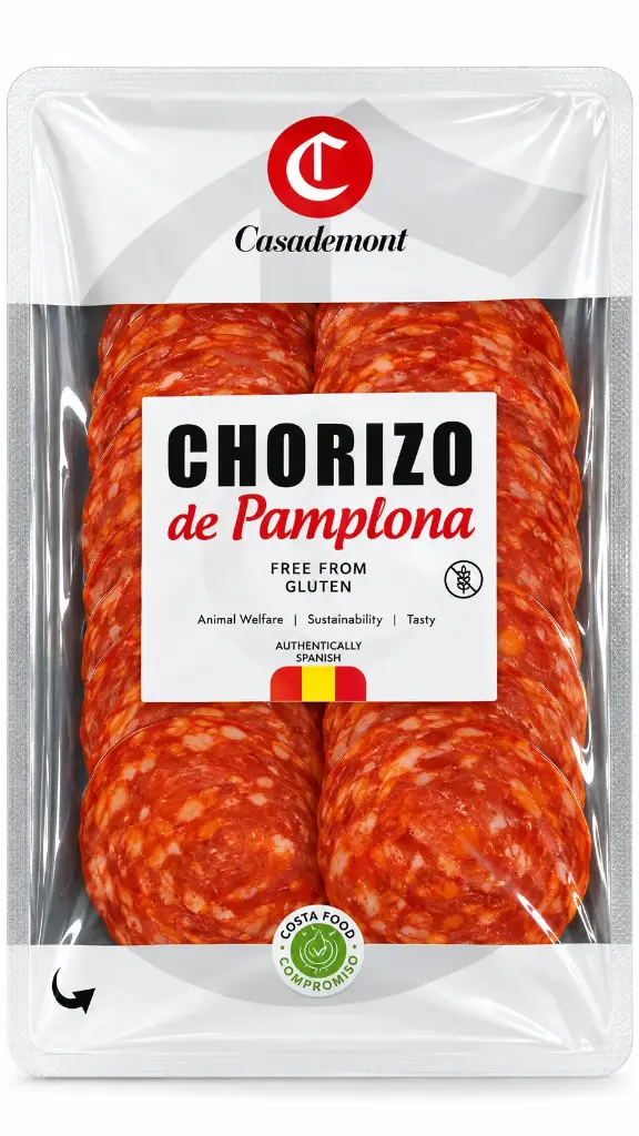 Casademont Spanish Sliced Chorizo Pamplona 100g