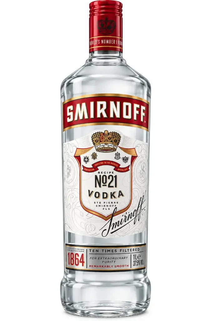 Smirnoff Red Vodka 1L