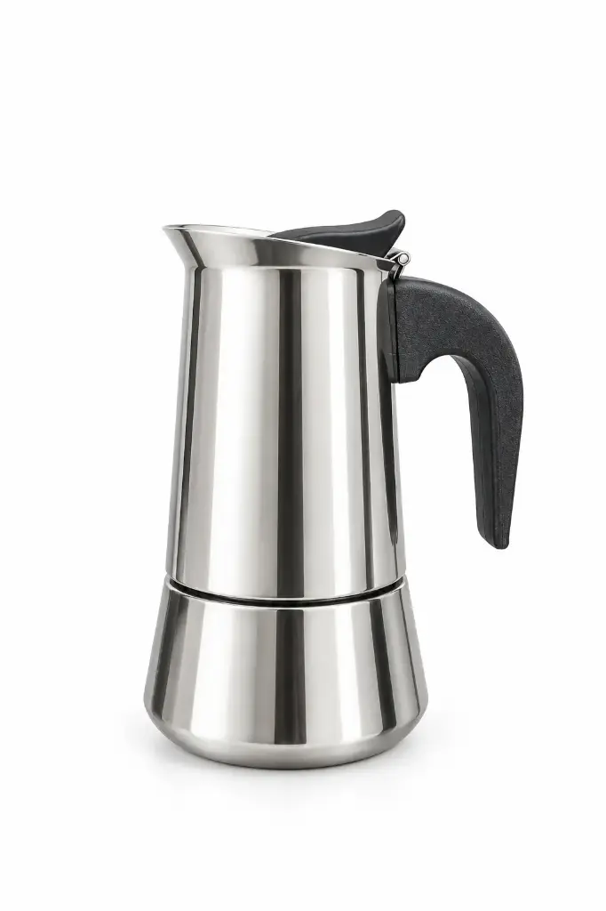 Stainless Steel Moka Pot Espresso Maker 9-Cup 450ml