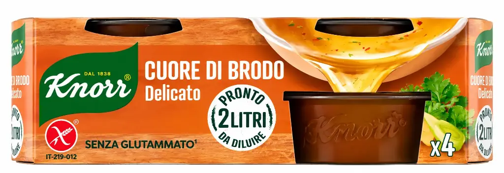 Knorr Cuore di Brodo Delicato 4x28g