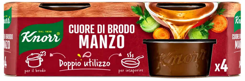 Knorr Cuore di Brodo Manzo 4x28g