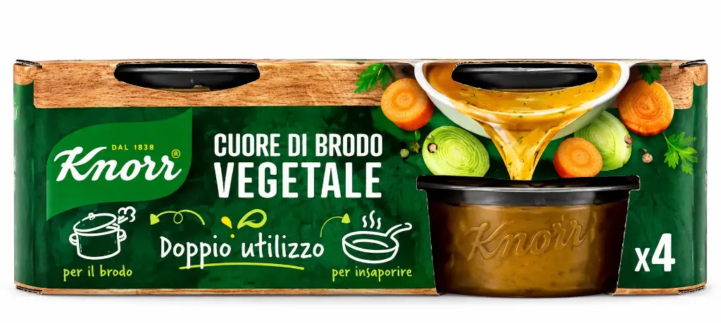 Knorr Cuore di Brodo Vegetale 4x28g
