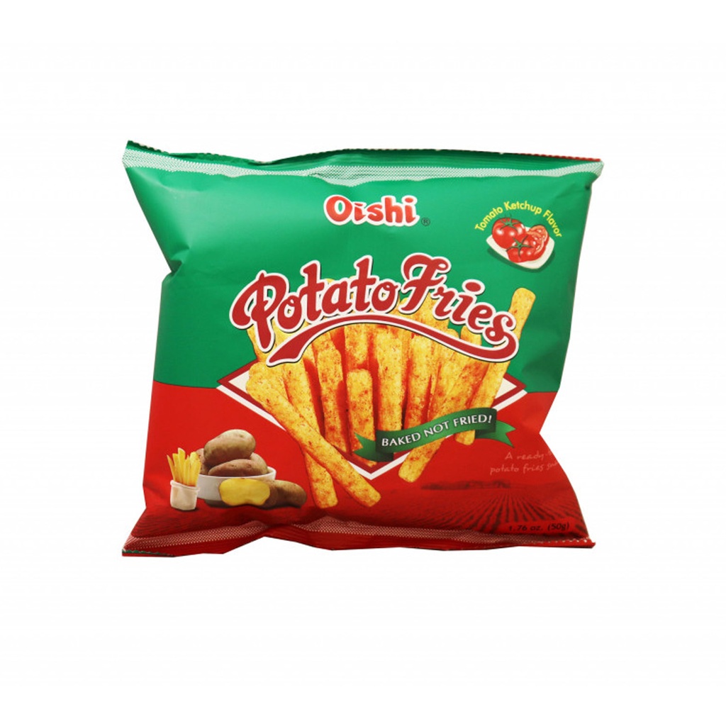Oishi Potato Fries Tomato Ketchup Flavour 50g