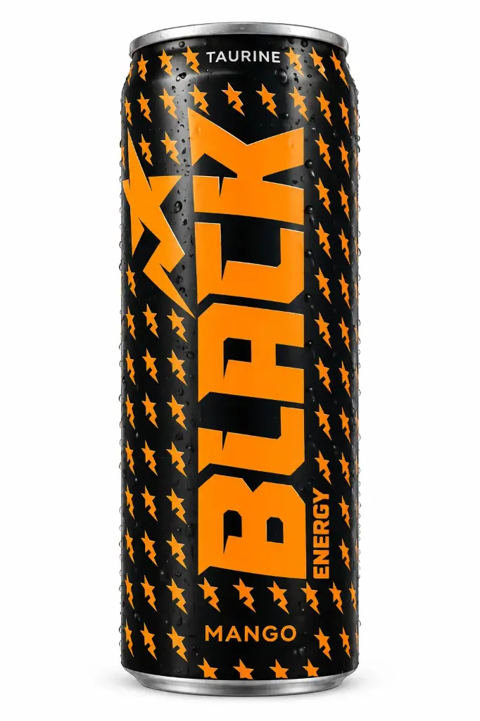 Black Energy Drink Mango 250ml