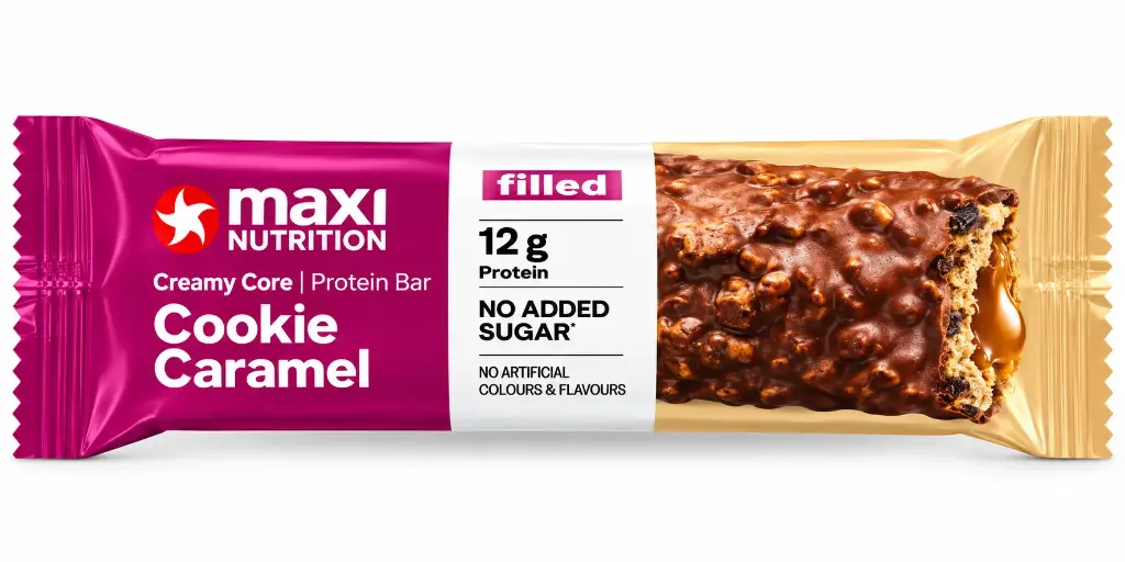 Maxi Nutrition Creamy Core Cookie Caramel Protein Bar 45g
