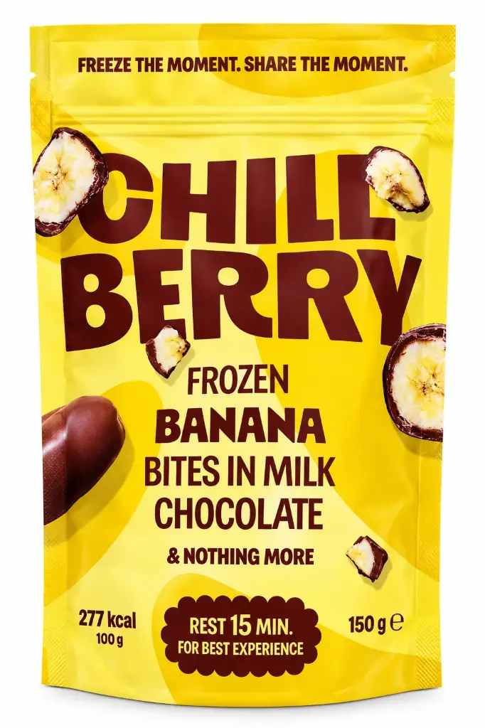 Chillberry Banana in Milk Chocolate 150g