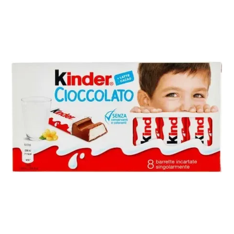 Kinder Classic Milk Chocolate 8 bars T8
