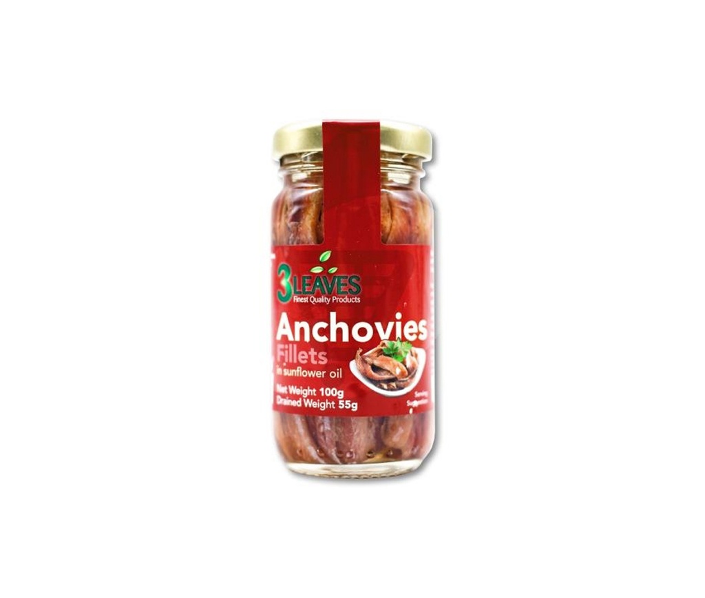 3 Leaves Anchovies 100G