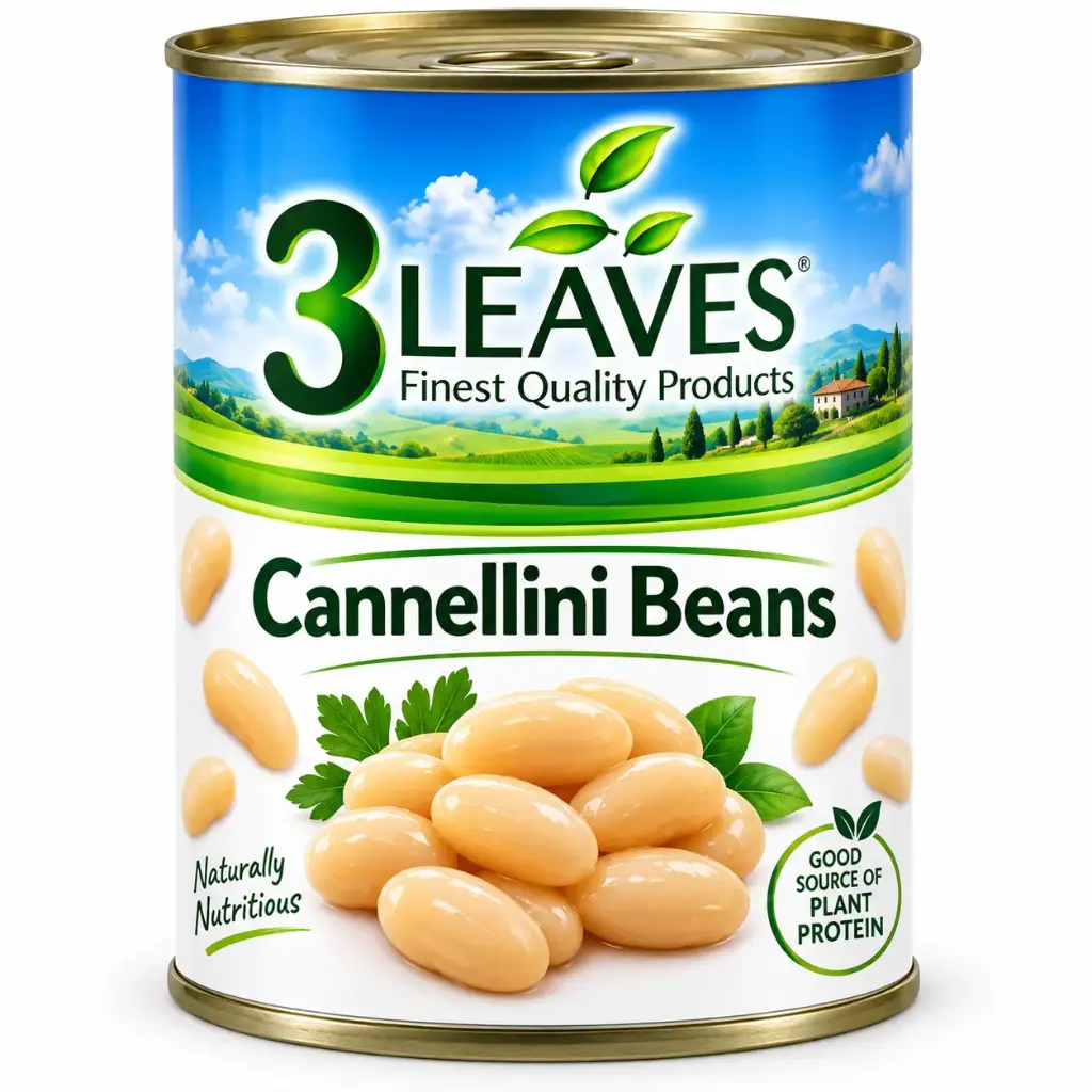 3 Leaves Cannellini Beans 400g