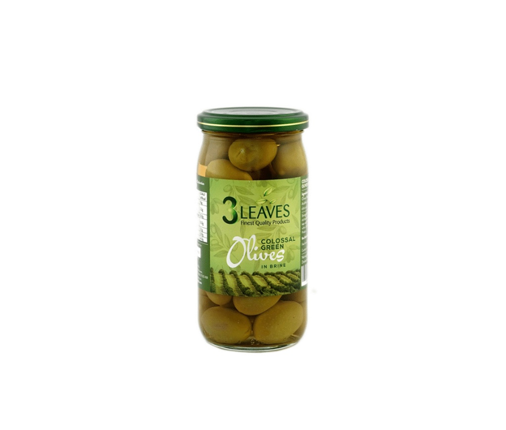 3 Leaves Colossal Green Olives