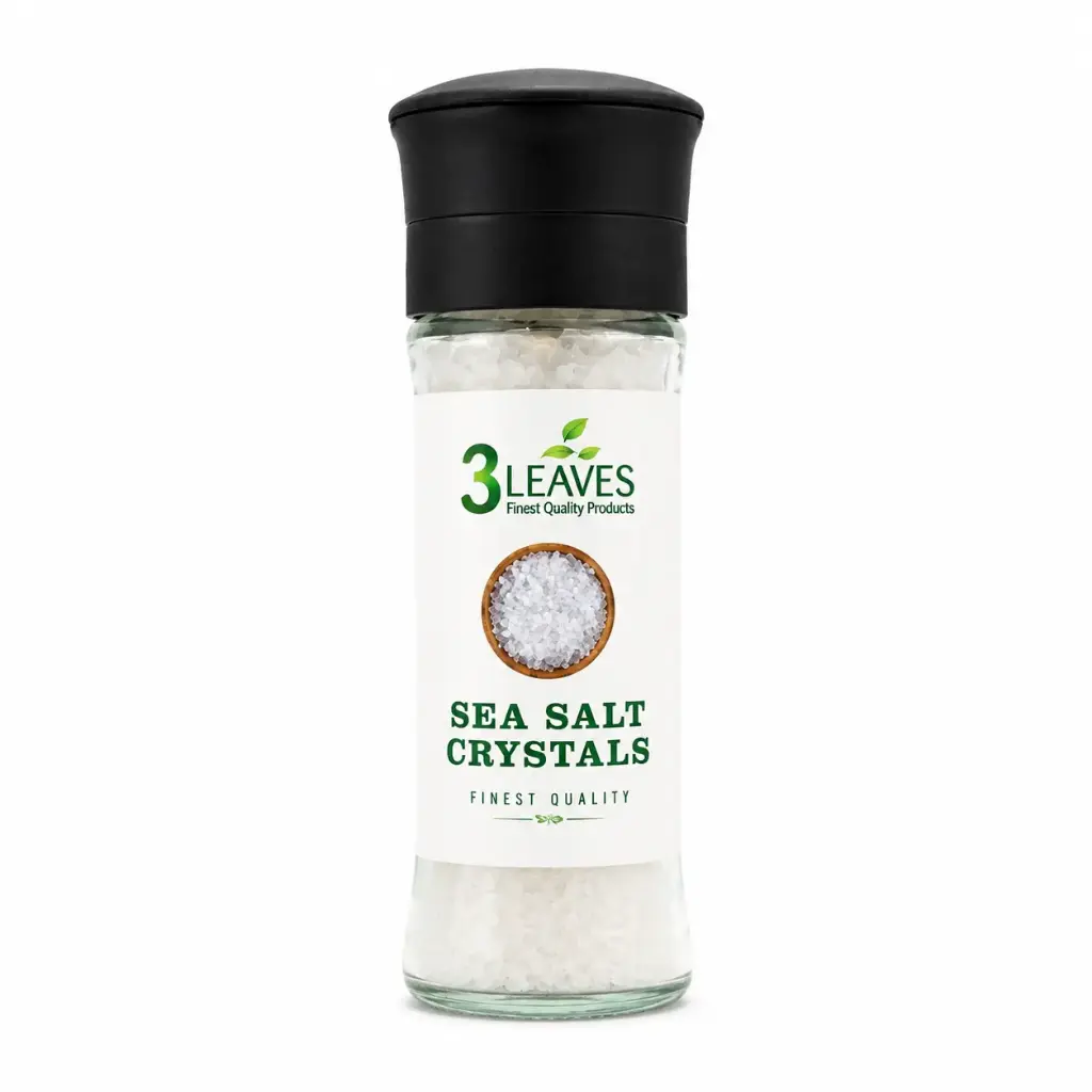 3 Leaves Grinder Sea Salt 110g