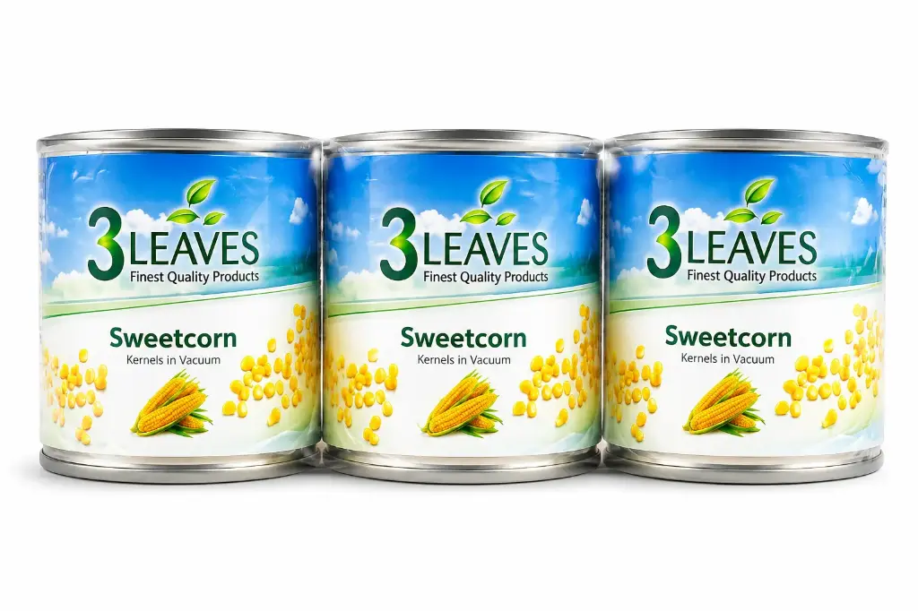 3 Leaves Sweet Corn 3x180g