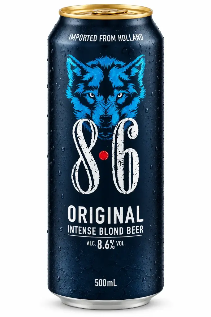 8.6 Lager Can 500ml