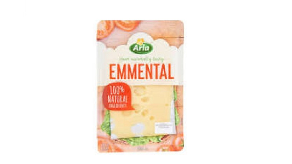 Arla Natura Emmental Slice Cheese 150g