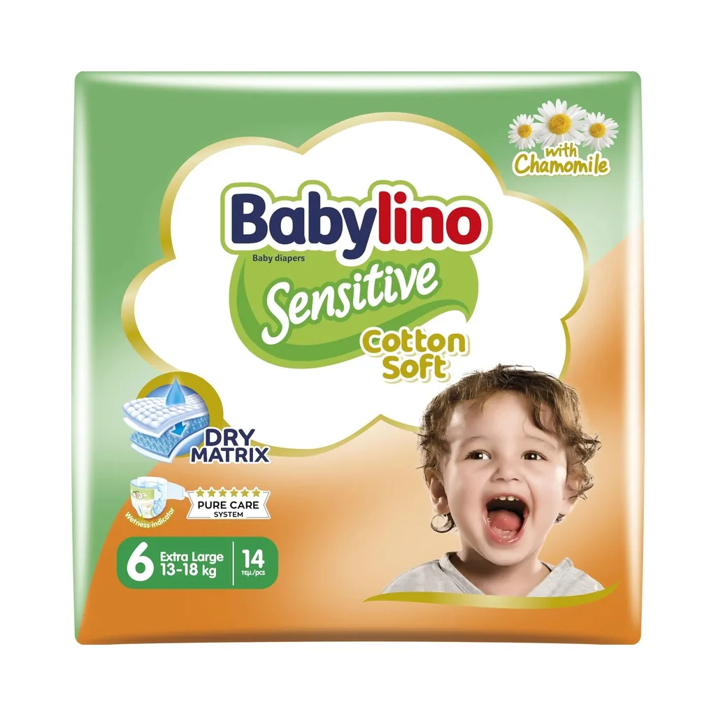 Babylino Sensitive Nappy 6 (13-18kg) Extra Large 26P