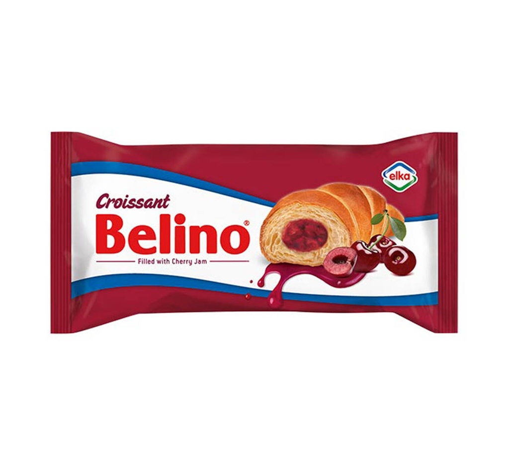 Belino Croissant Filled With Cherry Jam 80g