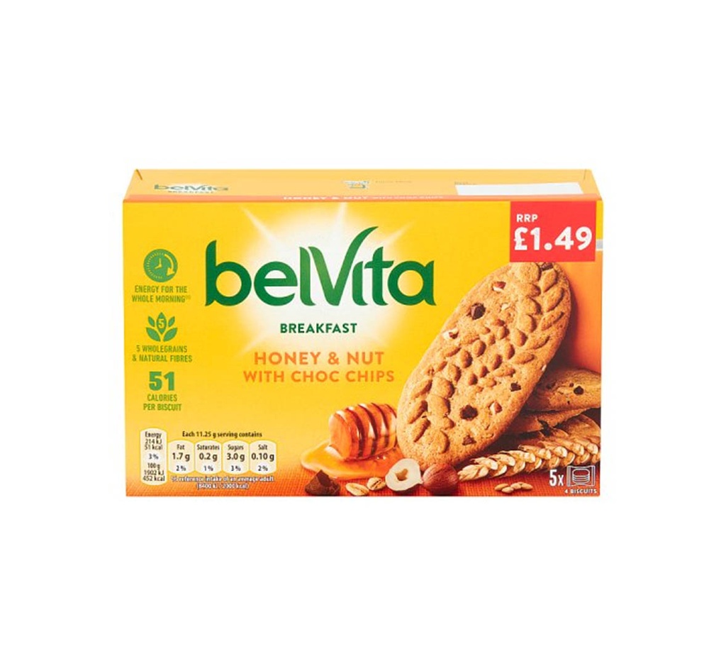 Belvita Honey And Nut 225G