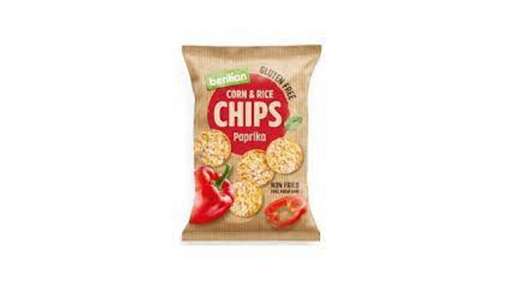 Benlian Chips, Corn & Brown Rice Paprika Gluten Free