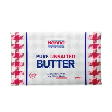 Benna Pure Butter Unsalted, 200g