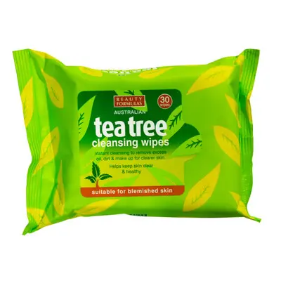 Beauty Formula Tea Tree Face Wipes X25