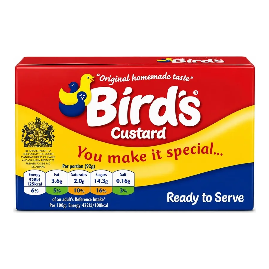 Birds Custard Ready-To-Serve 500G