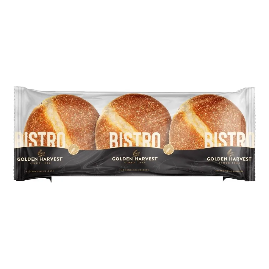 Golden Harvest Bistro Corn Dusted Buns X 3