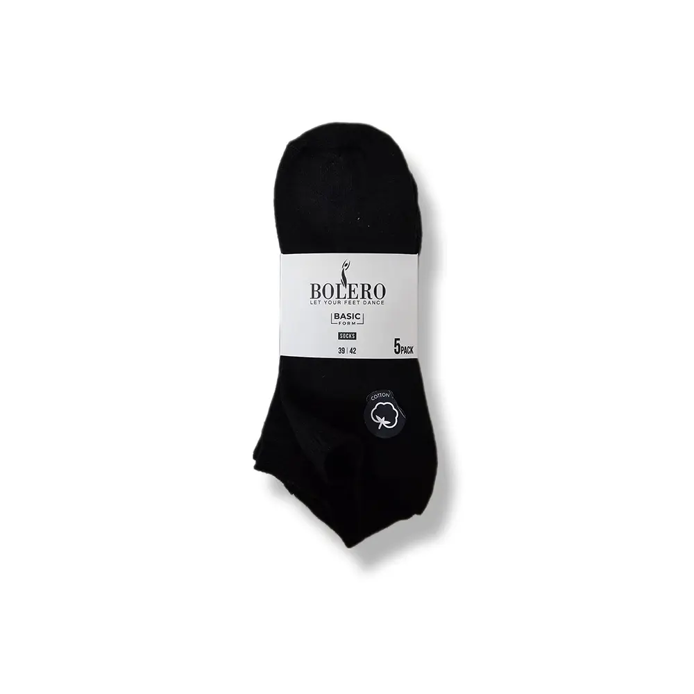 Bolero Basic Short Socks 5pkt 39-42