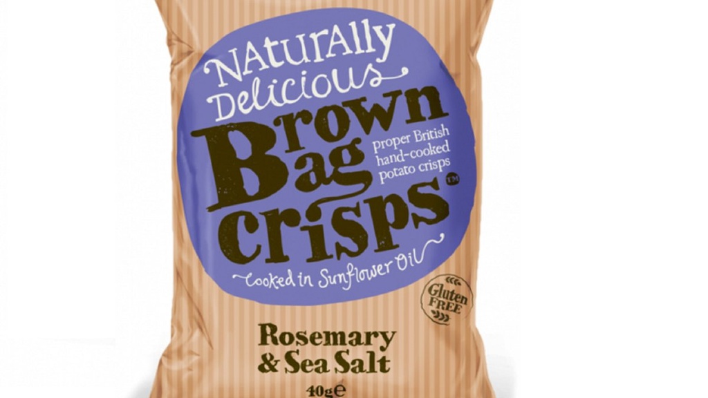 Brown Bag Crisps Rosemary & Sea Salt 40G