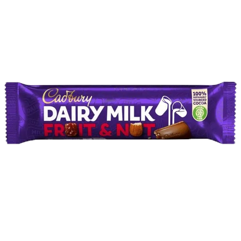 Cadbury Fruit & Nut, 49G 50¢Off