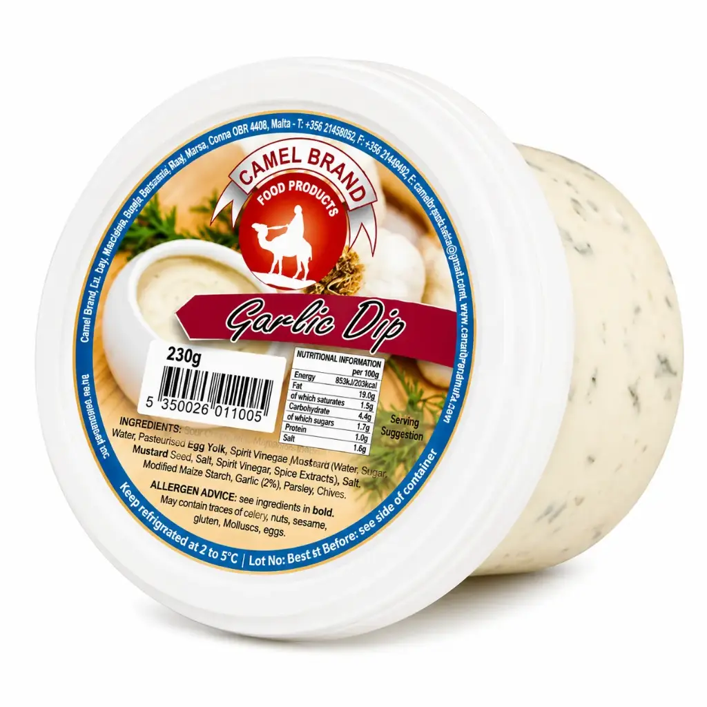 Camel Brand Garlic Dip 200g