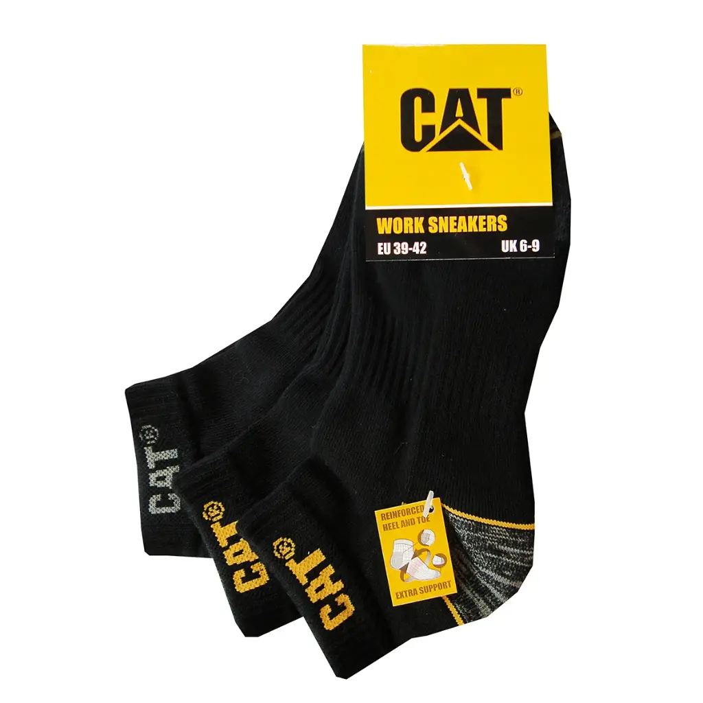 Cat Work Quarters Sneakers 3Pk