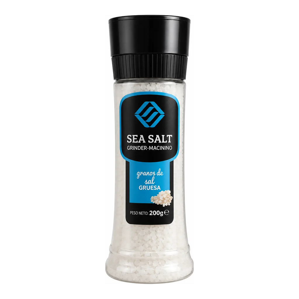 Chef Seasons Aegean Natural Sea Salt Grinder 100 Gr