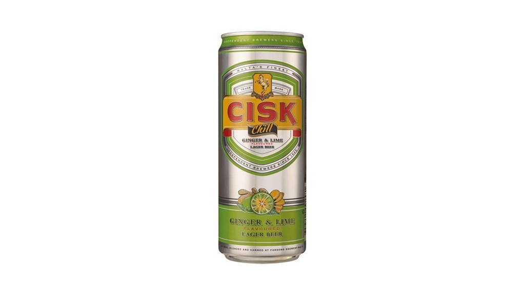 Cisk Chill Ginger & Lime, 330ml