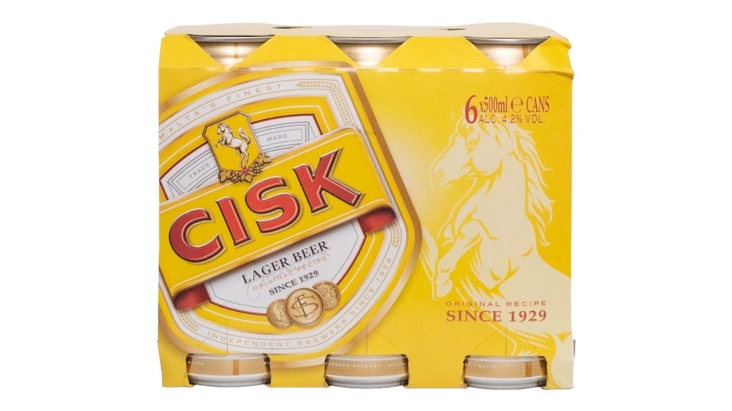Cisk Lager Large 500ml X 6