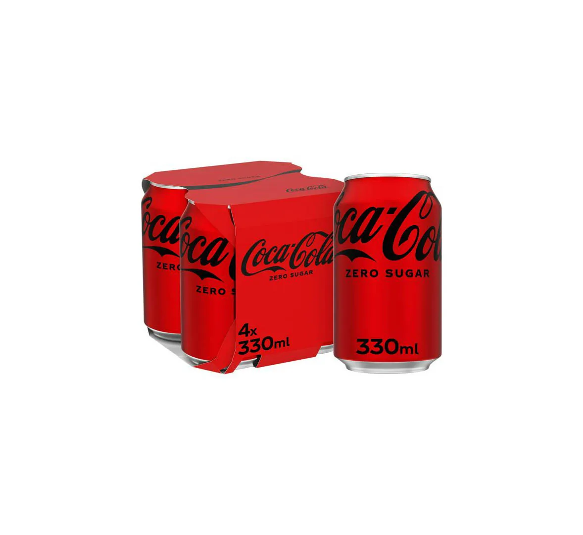 Coca Cola 33cl Zero 4x