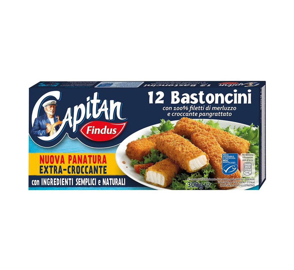 Crai 12 Bastoncini Di Merluzzo 300G