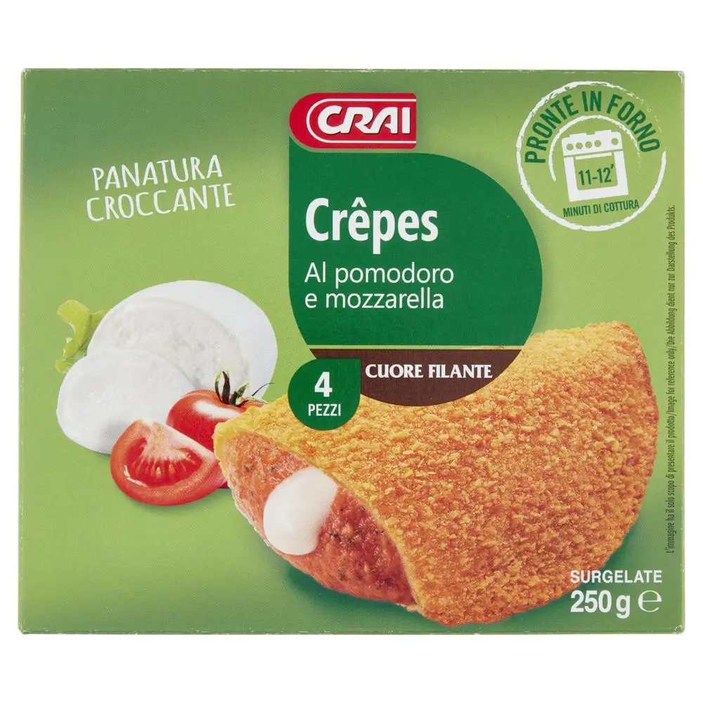Crai Crepes Al Pomodoro E Mozzarella 250g