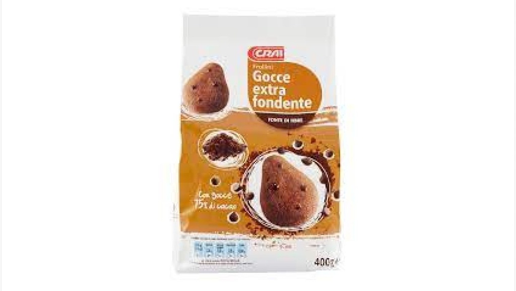 Crai Frollini Extra Fondente 400G