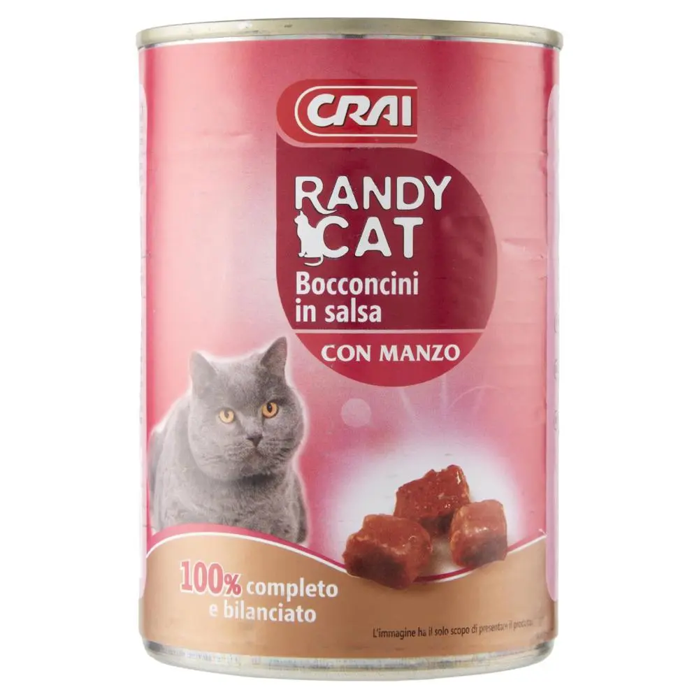 Crai Randy Cat Con Manzo 400g