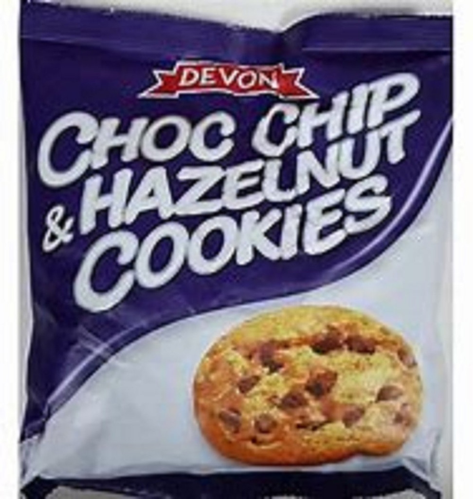Devon Choc Chip & Hazelnut Cookies 200G