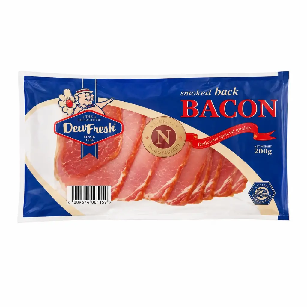 Dewfresh Smoked Back Bacon 200g