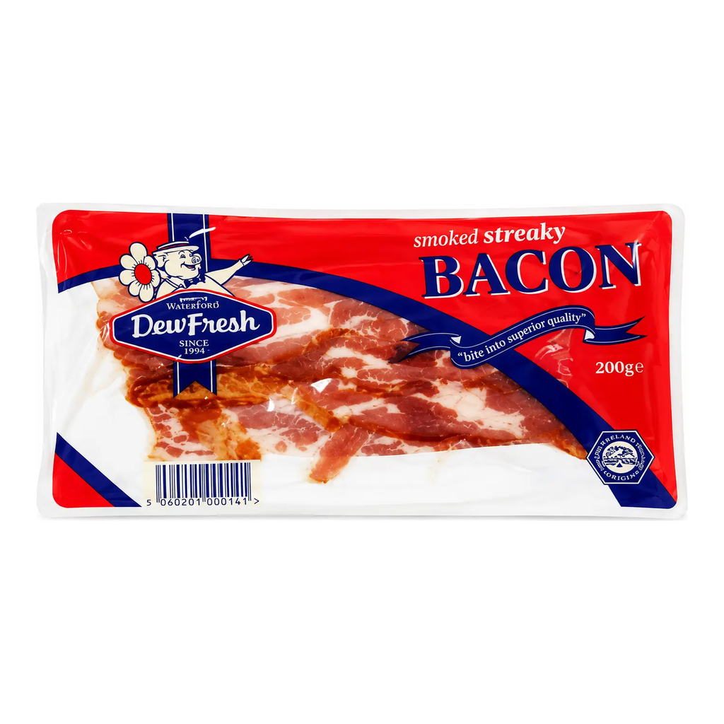 Dewfresh Streaky Bacon 200g