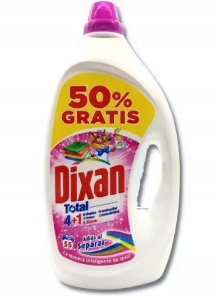 Dixan Liquid Gel For Colors 55 Wash 2.475L.