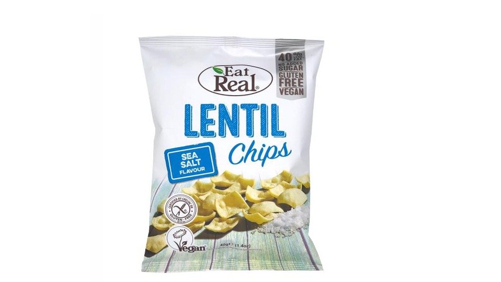 Eat Real G/F Lentil Sea Salt Chip 40G