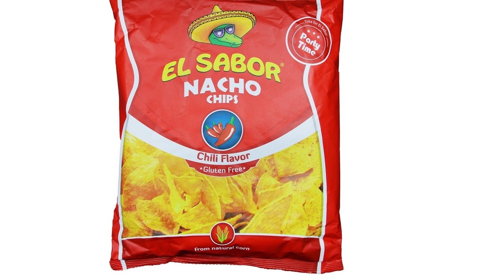 El Sabor Nacho Chips Chili, 225g