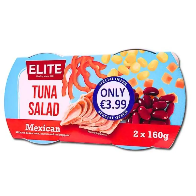 Elite Tuna Salad Mexican 2X160G 3.99 Only