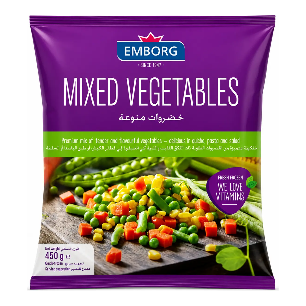 Emborg Mixed Vegetables Frozen 450g